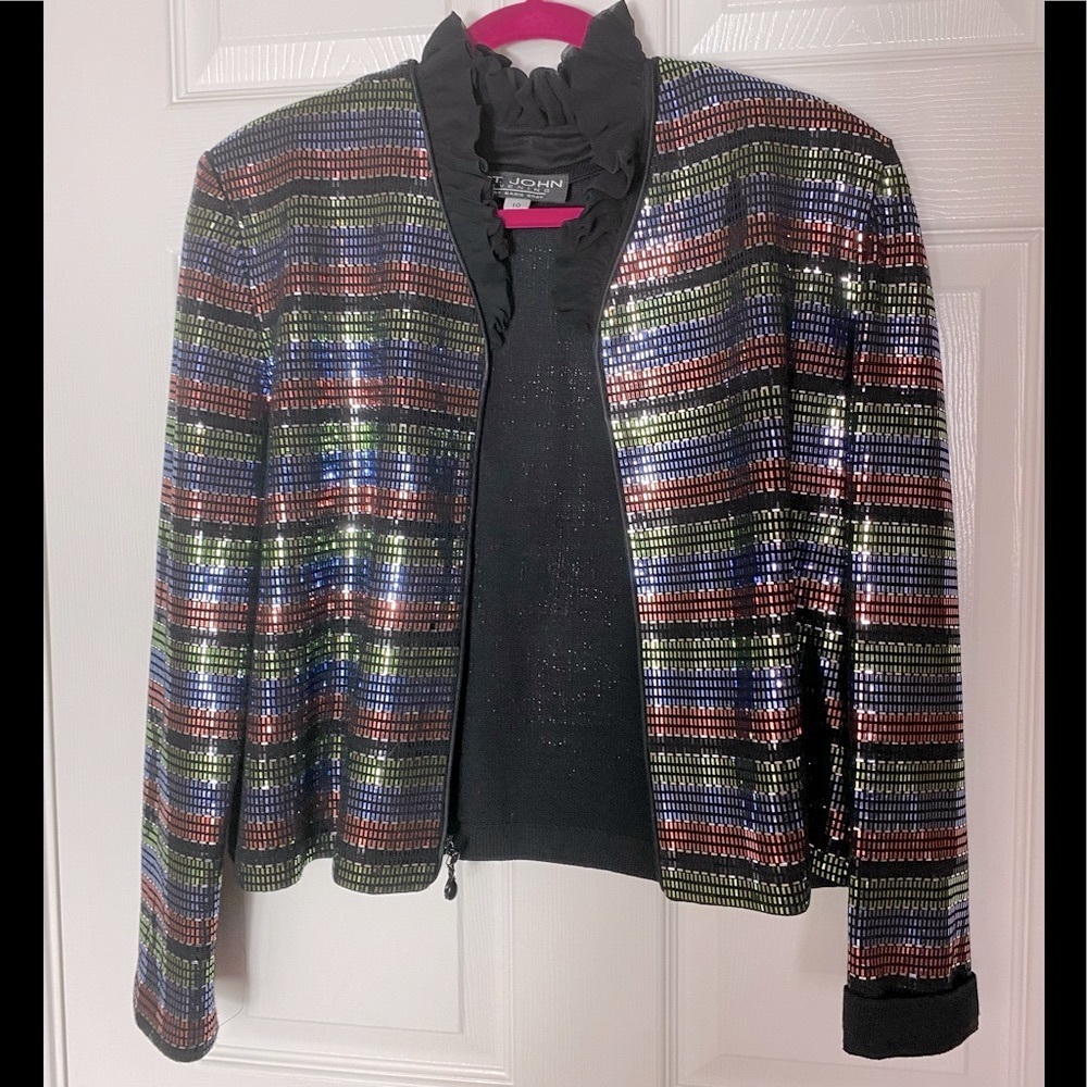 St John Sequin Jacket - image 1